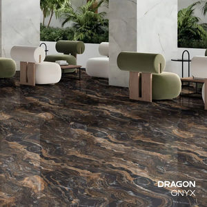 Azulejos de Porcelana de Alto Brillo de 600x1200 mm, DRAGON ONYX - Diseño Europeo Moderno, Uso Interior, Antideslizante y Antibacteriano - Product Image 1
