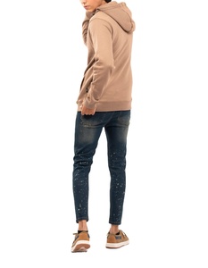 Basics Sweat-shirts pour hommes en coton 100% de haute qualité, logo personnalisé brodé, surdimensionné, écologique, grande taille, automne - Product Image 3