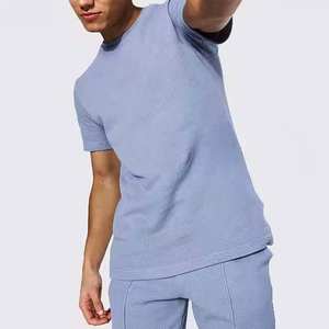 Vêtements de sport de jogging en polyester personnalisés en gros pour l'été, ensemble de survêtement et short 2 pièces pour hommes, t-shirt - Product Image 5