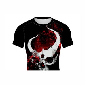 Rashguard unisexe anti-UV de qualité supérieure, en spandex et polyester, avec logo personnalisé imprimé par sublimation, respirant et à séchage rapide pour BJJ - Product Image 4