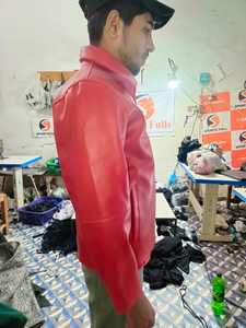 Veste en polaire matelassée personnalisable pour homme, fermeture éclair intégrale, imperméable, coupe-vent, respirante, cuir véritable tissé, logo personnalisé, pour femme - Product Image 5