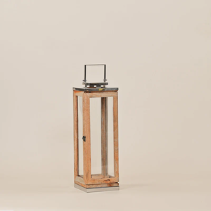 Elegante Farol de Metal para Decoración del Hogar, Crea un Ambiente Cálido para Sala de Estar, Balcón y Espacios Exteriores Nocturnos - Product Image 1