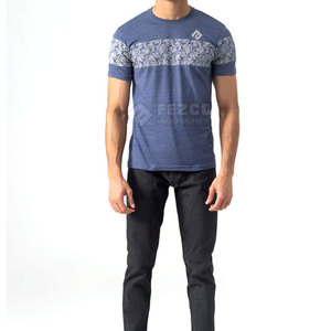 T-shirts élégants à demi-manches pour hommes au meilleur prix 100% coton Worest Fabric Street Wear avec design vierge T-shirts pour hommes à quantité minimale de commande bas - Product Image 4