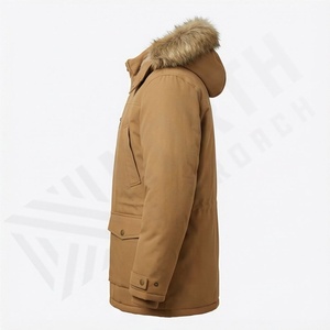 Men's Winter Puffer Thicken <b>Coat</b> Warm Padded Hooded Parka Insulated Thermal Down Alternative Jacket Heavy Duty Snow Outerwear - Product Image 3