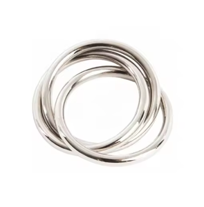 Rond de serviette pour décoration de table intérieur fête de mariage Table pièce maîtresse décoration argent plaqué ronds de serviette à bas prix - Product Image 1