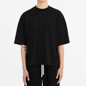 New Style Oversized <b>Black</b> Plain <b>Shirts</b> Wholesale Casual Wear T <b>Shirts</b> for <b>Men</b> and Made in Pakistan Quick Dry 100% Cotton - Product Image 4