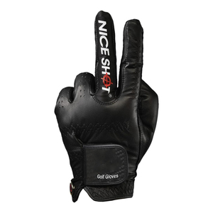 Vente en gros de gants de golf antidérapants Cabretta Logo personnalisé en peau de mouton en cuir véritable Scène de sport applicable - Product Image 3