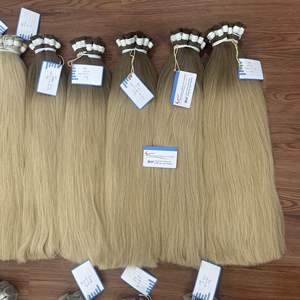 Extensiones de Cabello Liso Virgen Remy Vietnamita 100% al por Mayor Thanh An - Cabello a Granel Teñido de 100g Listo para Enviar - Product Image 1