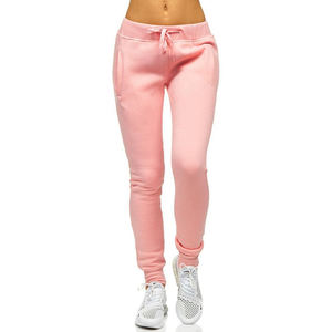 Women's Solid Color 100% Cotton Fleece Heavyweight Breathable Quick Dry Jogging <b>Trousers</b> OEM Design Winter Customizable Flat - Product Image 6