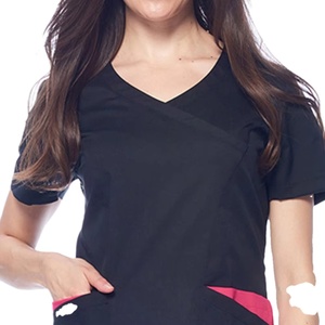 Uniforme Médico de Punto de Mezcla de Algodón al por Mayor, Uniforme de Doctor con Logotipo Personalizado, Uniforme de Hospital para Mujer de Talla Grande, por BS 2026 - Product Image 1