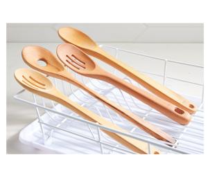 Cucharas y utensilios de madera Servidores de ensalada de madera de mango Juego de 2 SERVIDORES DE ENSALADA DE MADERA JUEGO DE 2 HECHO A MANO ÚNICO KETCHENWAR - Product Image 1