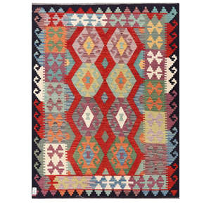 พรมกิลิม ไมมาณา อัฟกานิสถาน ขนาด 170 x 128 ซม. พรมปูพื้นและชุดพรม - Product Image 1