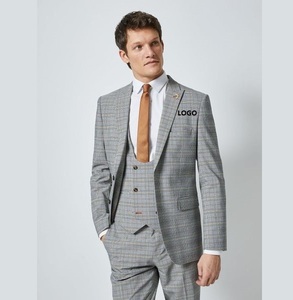 Costume pour hommes smoking, tenue décontractée, pantalon, manteau avec logo privé personnalisé, costume de mariage prix d'usine pour hommes - Product Image 2