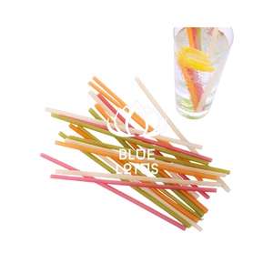 Pajitas biodegradables de arroz y almidón de maíz 100% pajitas biodegradables no plásticas respetuosas con el medio ambiente Sra. Cherish - Product Image 1