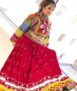 Vestido afgano hecho a mano de alta calidad para mujer, ropa de seda tradicional, el mejor Material para el verano, estilo Vintage-0650 - Product Image 1