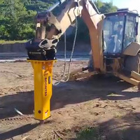 75mm Meißel SDCH750 Geräuscharmer Hydraulischer Brecher für 6-9 Tonnen Midi-Bagger Sany SY75 CAT 307 308