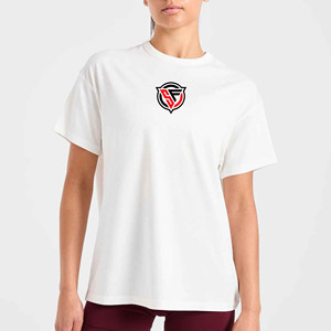 Haute qualité été femme T-shirt décontracté Polyester vêtements pour femmes col rond T-shirt à manches courtes sport vêtements de sport sport t-shirts - Product Image 6
