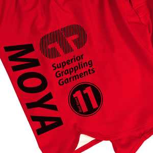 กางเกงขาสั้น MMA แบบยั่งยืน,ผ้าสีแดงทนทานสั่งทำได้ทุกขนาด - Product Image 4