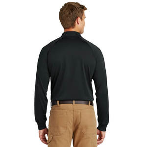 Polos deportivos de manga larga con logotipo estampado personalizado de gran tamaño para hombre - Product Image 5