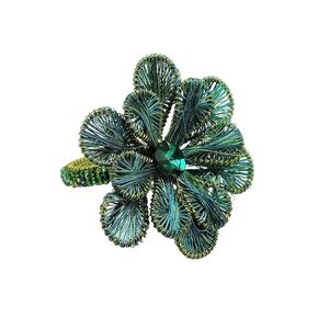 Servilletero de pavo real hecho a mano para agregar un toque romántico a las cenas, decoración de mesa perfecta de alta calidad, impresiona a tus invitados - Product Image 3