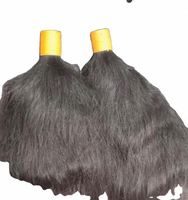 Cheveux Indiens en Vrac Couleur Personnalisée Haute Qualité Légers Confortables Meilleur Prix Exportateur Marque SV3 Double Trame Faite à la Machine