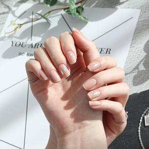 HineB-pegatinas de uñas de color beige, artículo de decoración de uñas fácil, #45768 - Product Image 3