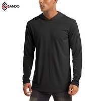 Camiseta para hombre, camisetas con imágenes impresas personalizadas, camisetas con logotipo estampado, Camiseta de algodón 100, MOQ, 2 piezas, camiseta de manga larga con capucha para hombre