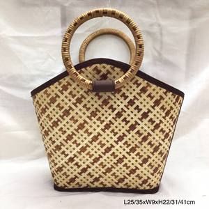 Handmade Convenient Storage Seagrass <b>Basket</b> Sustainable and Fashionable <b>Mesh</b> Food Carrier for Bread Vegetables and More - Product Image 3
