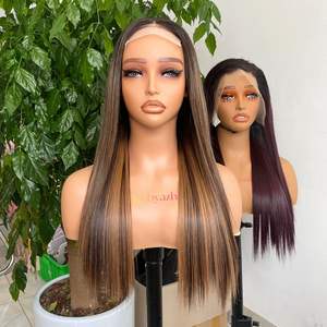 Extensiones de pelo Remy vietnamita real virgen, peluca negra y marrón, pelo humano virgen - Product Image 4