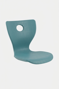 Modern Plastic School Chair Blue Stackable Design For Children Solid Back Style - Product Image 4