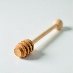 Cuchara clásica de madera para mezclar miel, palo mezclador de miel artesanal natural, dispensador de miel para tarro, té y café - Product Image 1