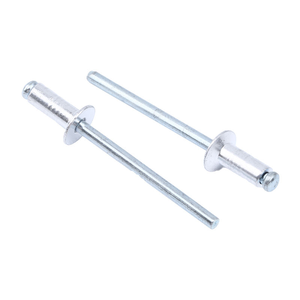 Remache ciego de extremo abierto avellanado de aluminio sólido, acero, latón y cobre - Product Image 1