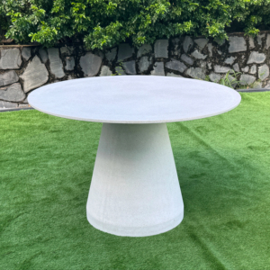 Bàn ăn bê tông tròn hình nón cát cho sân vườn ngoài trời tối giản không gian hiện đại - Product Image 1