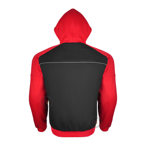 Sweats à capuche de sécurité pour motards en molleton de coton personnalisés en gros, résistants à l'abrasion, vêtements décontractés pour motards - Product Image 1