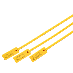 Chất lượng cao ISO container con dấu Làm xáo trộn rõ ràng thép không gỉ an ninh nhựa kéo chặt chẽ cố định Chiều dài công nghiệp đóng gói - Product Image 3