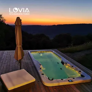 Venda imperdível spa de natação de tamanho grande para piscina ao ar livre spa