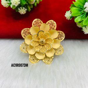 Para el mejor anillo chapado en oro de nuestra colección Nuevo diseño de joyería de moda un gramo - Product Image 2