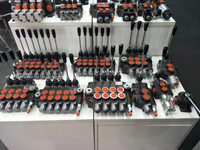 Vanne multivoies à haut débit série P120 SD18 bobine Mini manette hydraulique vanne de commande directionnelle 120L/min P120-1 Fow