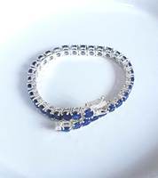 Pulsera de Plata de Ley con Zafiro Azul Exclusivo para Mujer, Joyería para la Sabiduría, Concentración, Energía, Claridad, Sanación de Chakras, Espiritualidad