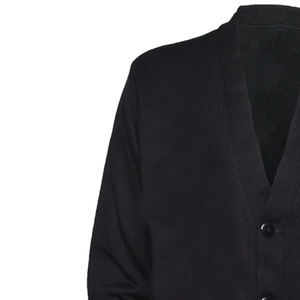 <b>Men's</b> Casual Winter Short <b>Cardigan</b> <b>Sweater</b> with V Neck and Long Sleeves Breathable Embroidered Knitted Front Logo - Product Image 3