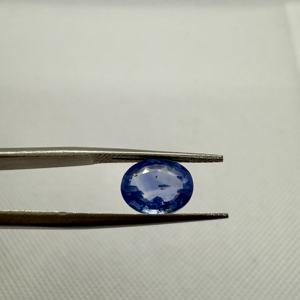 พลอยหลวมไพลินธรรมชาติสีน้ำเงินตัดรูปวงรีที่ไม่ผ่านความร้อน - Product Image 5