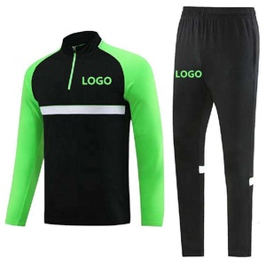 Chándal de invierno con media cremallera para el entrenamiento del equipo de fútbol Chaqueta de fútbol Pantalón con servicios OEM Tallas grandes disponibles - Product Image 2