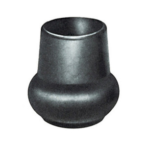 Sottopiedi a pera neri per tubo da 40 mm - Product Image 1