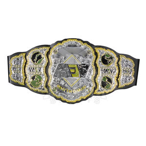 เข็มขัดหนังมวยปล้ำสำหรับมืออาชีพน้ำหนักเบาออกแบบได้เองสำหรับงานหนัก - Product Image 4