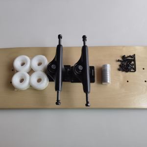 Vente en gros de <span class=keywords><strong>skateboard</strong></span> complet de qualité professionnelle <span class=keywords><strong>avec</strong></span> platines personnalisées PU Cast Wheels Truck 608 Bearing Hardware par Skate Manufacturer - Product Image 2