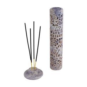 Quemador de incienso de buena calidad, diseño de forma de palo largo, Material de piedra con acabado pulido brillante, quemador de incienso de Color personalizado - Product Image 2