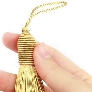 Borlas decorativas de alambre de lingotes para ropa y mejoras de disfraces personalizadas Borlas de alambre de lingotes - Product Image 5