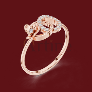 14K Antique <b>Indian</b> gold <b>ring</b> with stone - Product Image 1