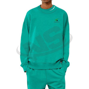 Survêtements grande taille en coton mélangé pour hommes, vêtements de ville personnalisés, ensemble de jogging lourd, tenue décontractée confortable pour l'hiver - Product Image 6