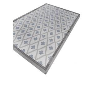 Alfombra Kilim de Lana Tejida Plana Alhambra Ivory Hecha a Mano ADWL-13208 para Uso Doméstico, Rectangular, Diseño de Diamantes para Sala de Estar y Dormitorio - Product Image 2